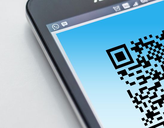 QR Code on a Phone